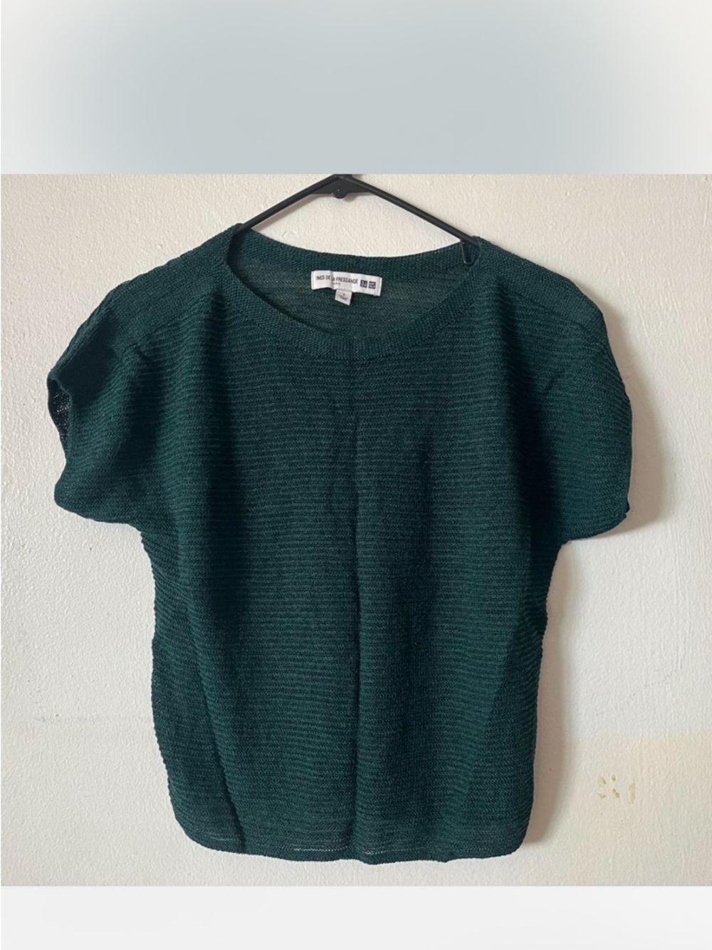Women’s Dark Green Knit Crop Top